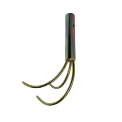 Max-Life MFG 3 Pronged Grabber with Coupling, Fiberglass Pole Attachment
