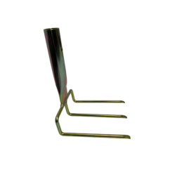 Max-Life MFG 3 Pronged 90 Degree Rake with Coupling, Fiberglass Pole Attachment