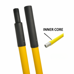Max-Life MFG Steel Reinforced Fiberglass Pole Threaded Ends