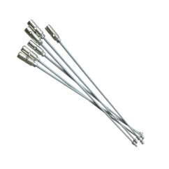 Max-Life MFG Silver Diamond Rod Complete